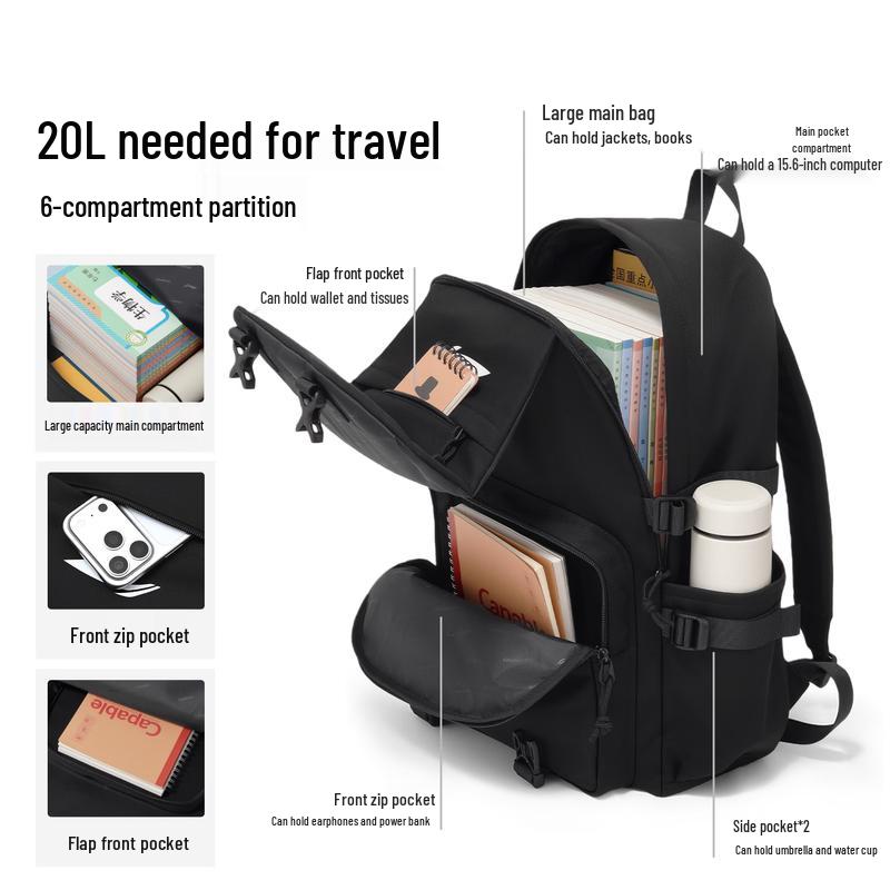 LI-NING Large Capacity Student Backpack