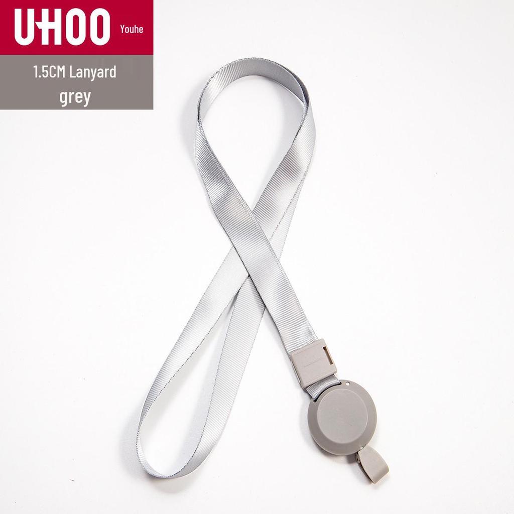 Youhe Retractable Badge Holder Lanyard with Safety Buckle and Customizable ID Card Holder