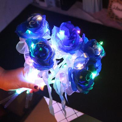 1PC leuchtende Simulation Rose unsterblich Valentinstag Blumenstrauß Jahrestag Festival LED Blume für Zuhause Geburtstagsgeschenk künstliche Blumen