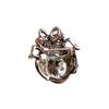 High-Quality Rhinestone Ladybug Brooch In Red and Black