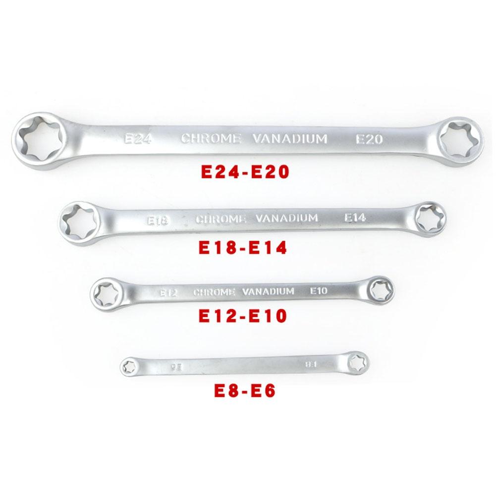 Construction Industry Double Torx Rust Treatment Star Wrench Spanner