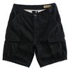 Shorts cargo noirs à poches multiples pour hommes, shorts décontractés pour le travail, shorts utilitaires d'extérieur