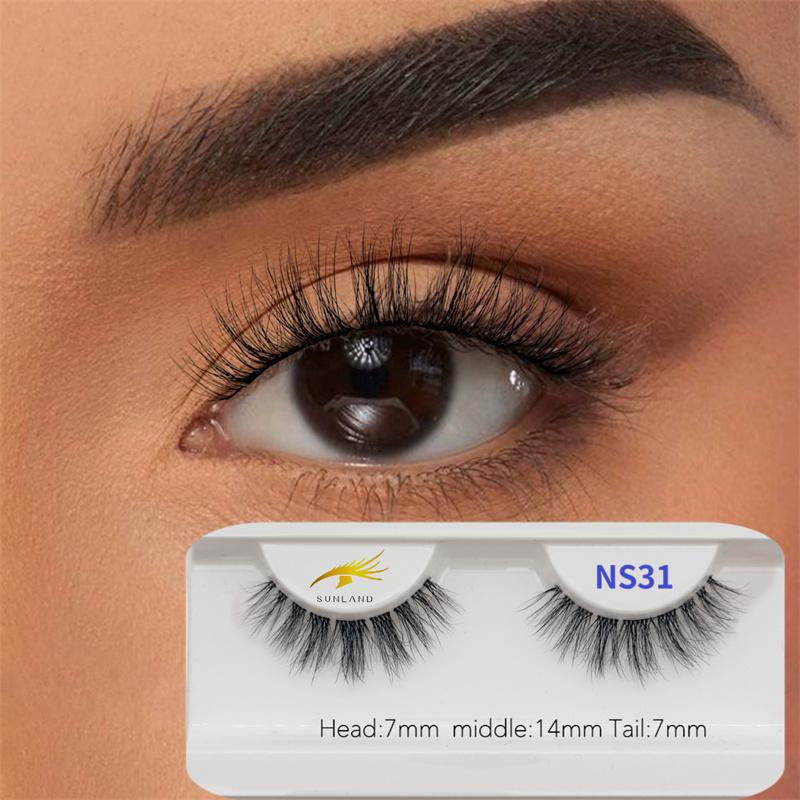 New Arrivals Soft Light Matte Synthetic Hair Faux Mink Handmade Eyelashes Korean Vegan Custom Lashes Cluster Reusable