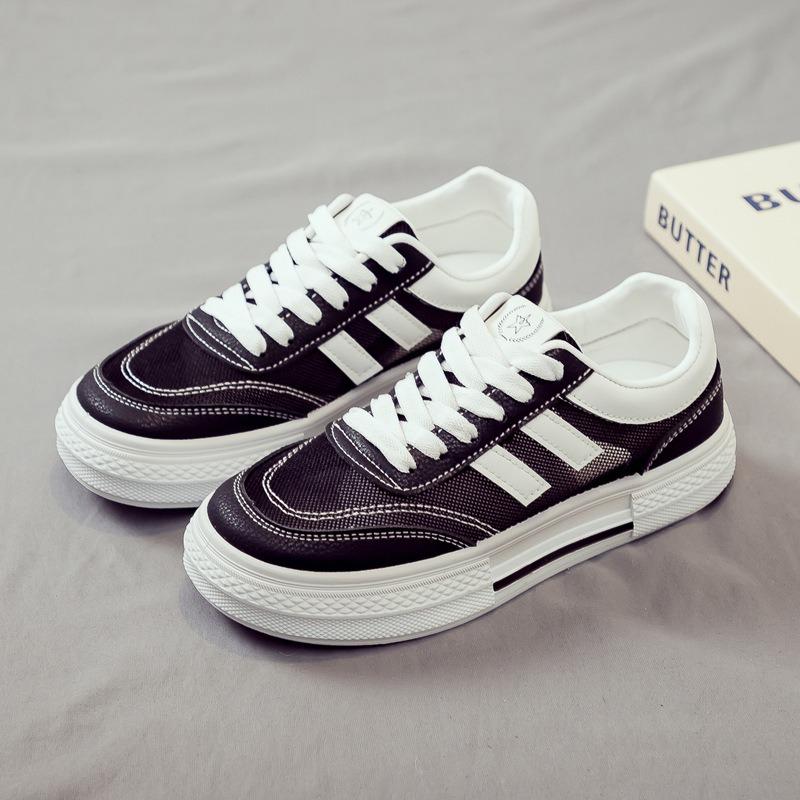 Summer New Mesh Little White Shoes Women's Shoes Breathable Versatile Sports Board Shoes Net Shoes