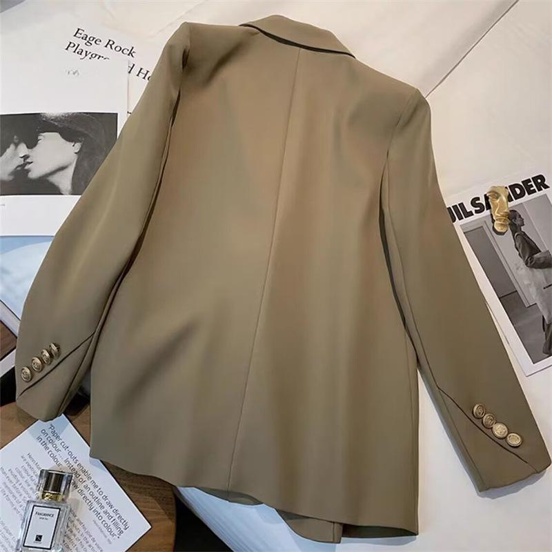 Formal Blazers Suit Jacket for Women Solid Color Long Sleeve Blazers