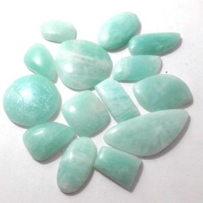 Natural Amazonite Cabochon Loose Gemstone Lot, Blue Amazonite Healing Gemstone, Gemstone Lot.