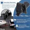 MECMO OEM Style Replacement 7-Way RV Blade Socket, USCAR To 7-Pin Vehicle-Side Female-End Socket For Ford, GMC, Chevy, Dodge, Silverado, Sierra