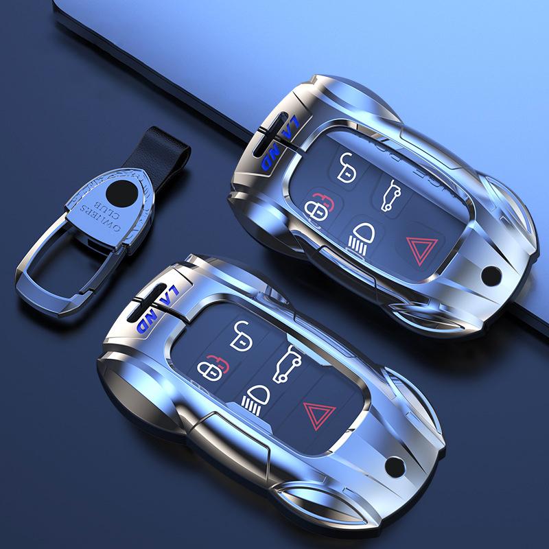 

Zinc Alloy Car Key Case Cover for Land Rover Range Rover Sport Evoque Freelander Discovery 3 4 5 for Jaguar XE XF XJ F E-Pace