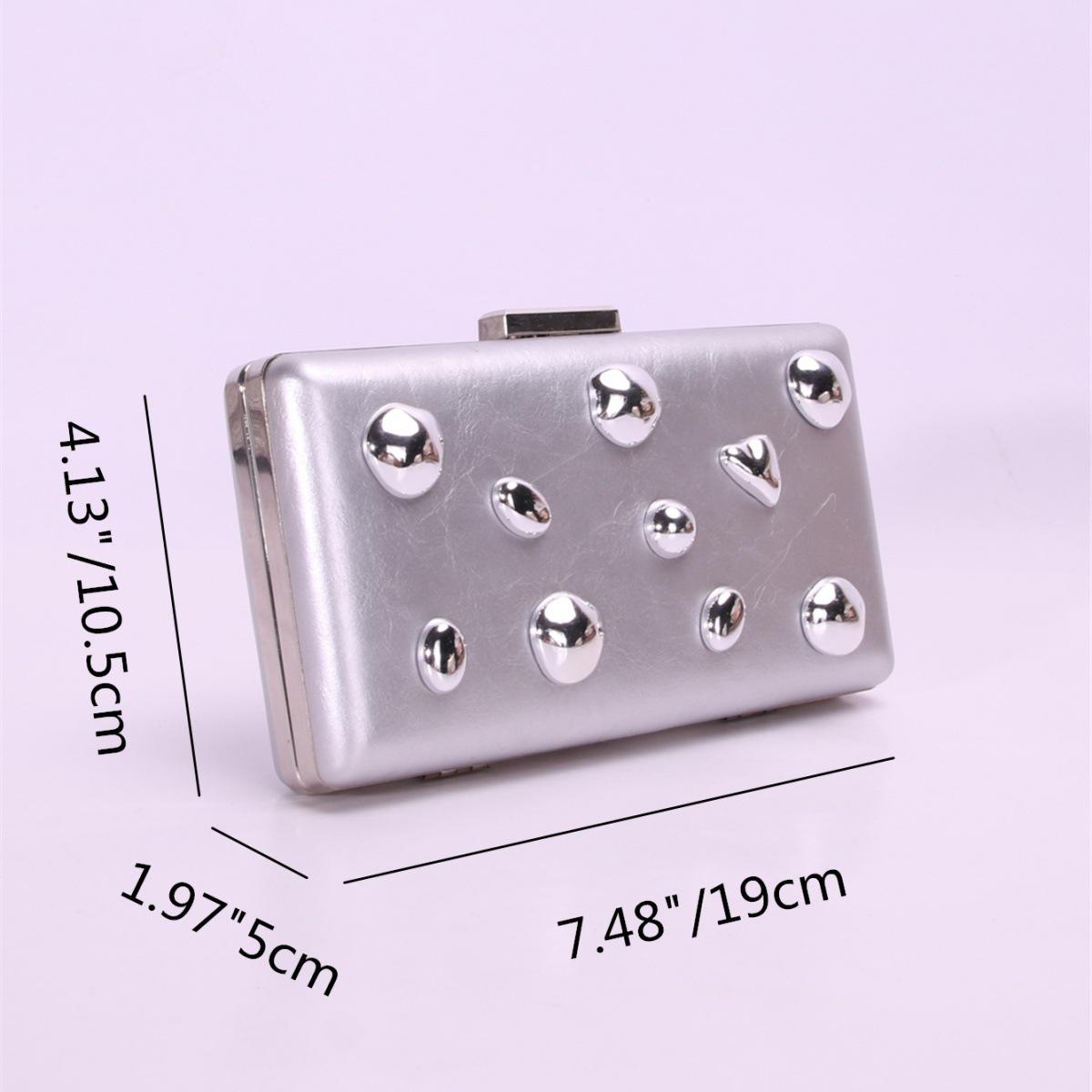 

New niche hand-held dinner bag fashion chain one-shoulder crossbody bag design box bag