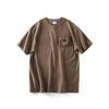 American Workwear Three-Dimensional Pocket Pure Cotton Short Sleeve T-Shirt Men's 2024 New Arrival Trendy Base Shirt Export Cotton T-shirt