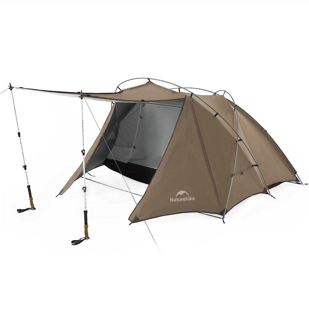Oficiální obchod Naturehike Stan pro 2 s prostorným předním dvojitým tlakem vody odolným do 2000 úložný vak 3 pro sólo kempující lidi při katastrofě,
