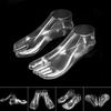 Manichino Piedi Uomo Piedi Manichino Trasparenti 22x9cm Donna Modello Fatto a Mano Strumento di Esposizione PVC Forma per Scarpe Supporto per Scarpe 1 Paio