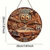 Vintage Tin Sign Metal Art Wall Decor 20x20cm Retro Painting