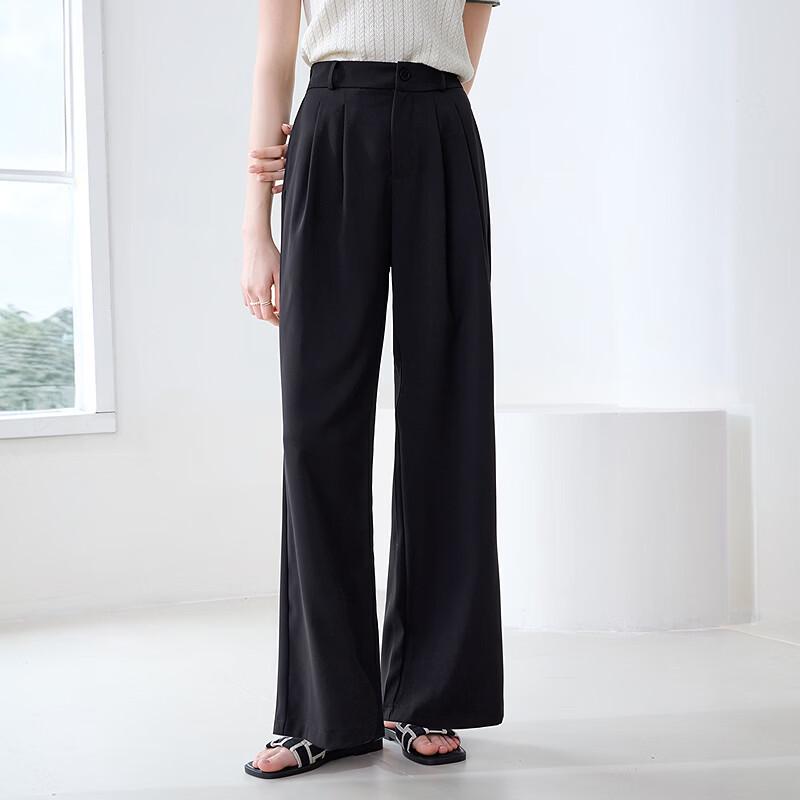 Betu Women's Summer Loose Straight Suit Pants