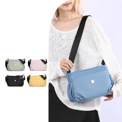 Einfarbige Damen Umhängetasche mit großem Fassungsvermögen und mehreren Fächern, leichte Pendler-Schultertasche, Mamatasche