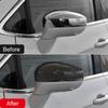 For Chrysler Pacifica 2017- Car Accessories ABS Plastic Carbon Rearview Side Door Mirror Cover Trim 2pcs