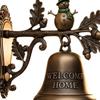 Metal Christmas Entry Doorbell Seasonal Welcome Sign Impermeable Plan Quick Arrange Gift Concept for Home Shop Decors