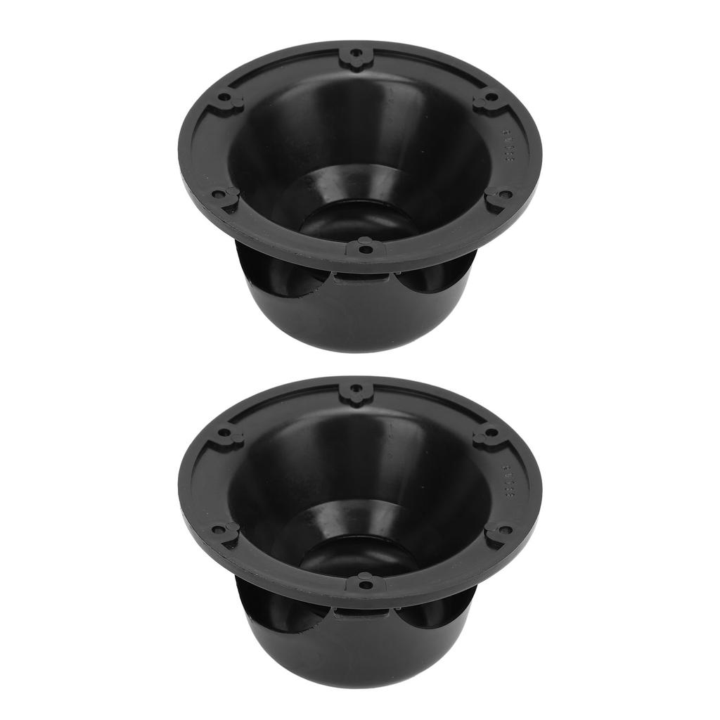 2 set capace de aerisire pentru instalații sanitare RV Kit de înlocuire a capacului din plastic pentru remorcă, acoperiș, canalizare, negru