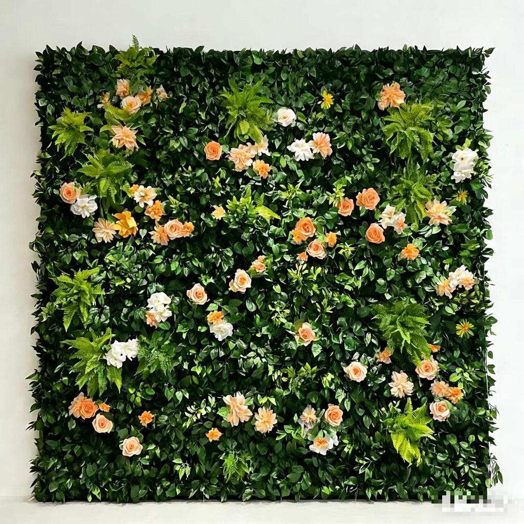 Artificial Green Wall Decoration - Indoor/Outdoor Plant & Flower Modular Background Wall