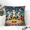 Nordic Style Classic Doll Print Pillow Case Linen Pillow Case Sofa Home Decor Cushion Cover Cushion Cove