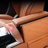 Center Console Armrest Box Cover Pad For Mercedes Benz S Maybach Class W223 S350 S450 S500 Leather Anti-Scratch Armrest Cushion