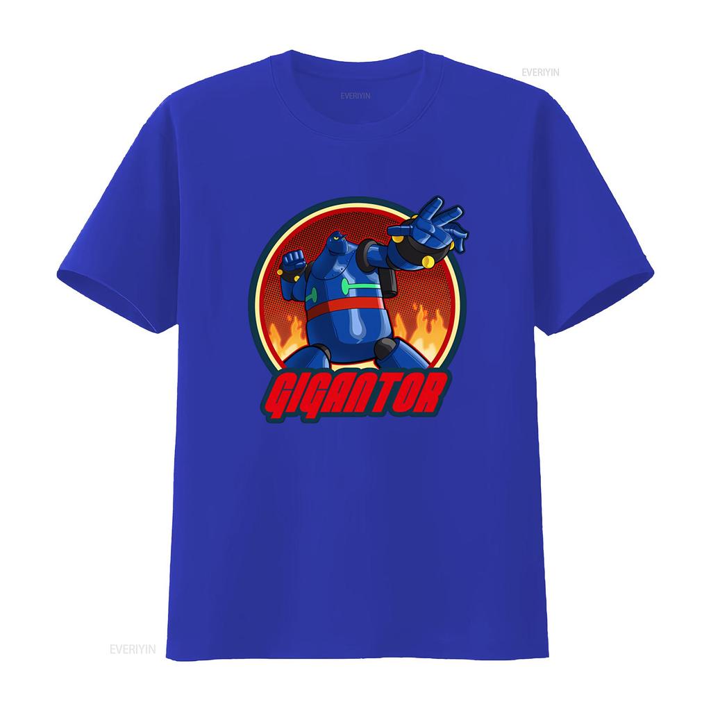 Gigantor Robot T Shirt for Men and Women Available in Sizes S to 5XL vintage Washed Slightly Soft graphic Casual Breathable