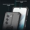 KEYSION Funda Blindada Antigolpes para Redmi 15 169.5mm 171mm Silicona+PC Soporte de Anillo Metálico Vertical Funda para Teléfono para Redmi 15 5G
