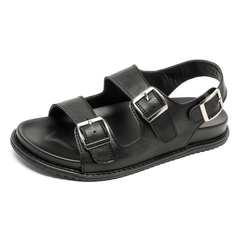 Fashion Simple Casual Shoes Hot Sale New Arrival Men's Fisherman Sandals Quick-Dry Outdoor Beach Shoes Street Style Male Summer Flats