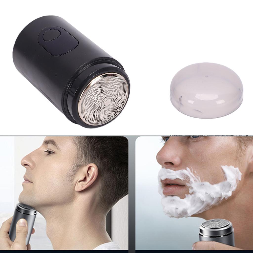 Mini Electric Shaver USB Rechargeable Portable Electric Beard Trimmer for Home Car Office Travel