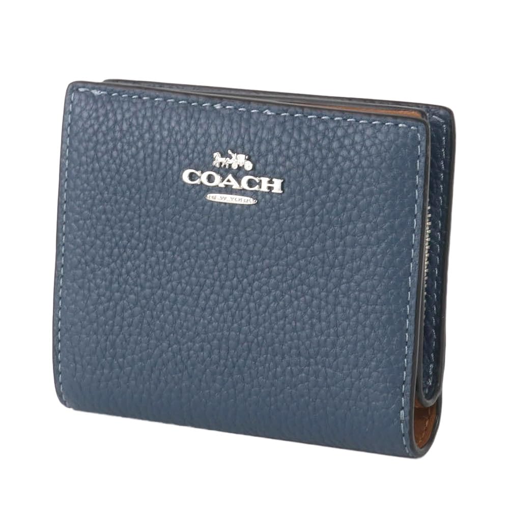 

Кошелек C2862 Mini маленький для женщин [Coach] Складной кошелек, размер, (Джинсовая ткань SV/DE) [Использовал]