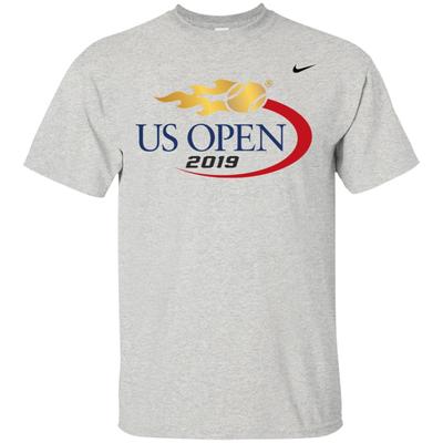 Us Open Tennis Championships Logo 2019 Unisex T-Shirt Novak Djokovic White
