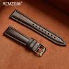 Smooth Leather Smartwatch Strap 18mm 19mm 20mm 21mm 22mm Universal Replacement Watch Band Men's Women's Wristwatch Bracelet