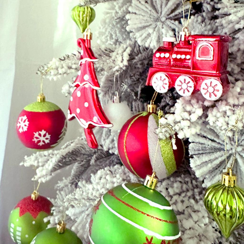 Grinch Elf Green Furry Monster Pine Cone Christmas Ornament