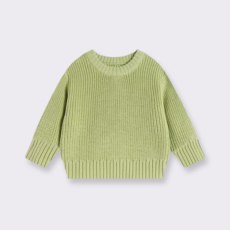 0-7T Bambino Bambina Neonato Maglione Neonato Pullover Lavorato a Maglia Top Casual Base Abbigliamento in Maglia