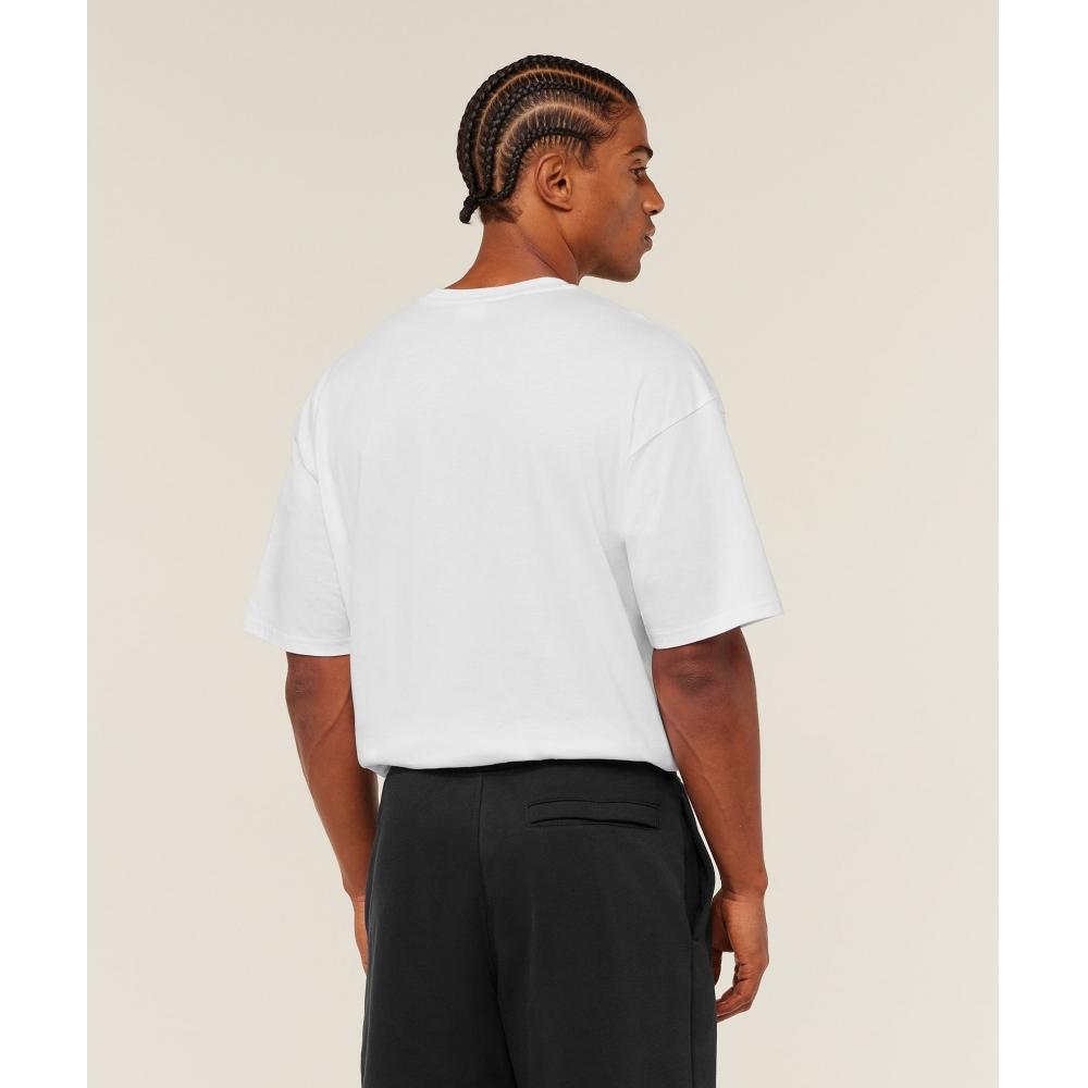 Gymshark CresT Oversized T shirT Gs whiTe A4c5a Wb57