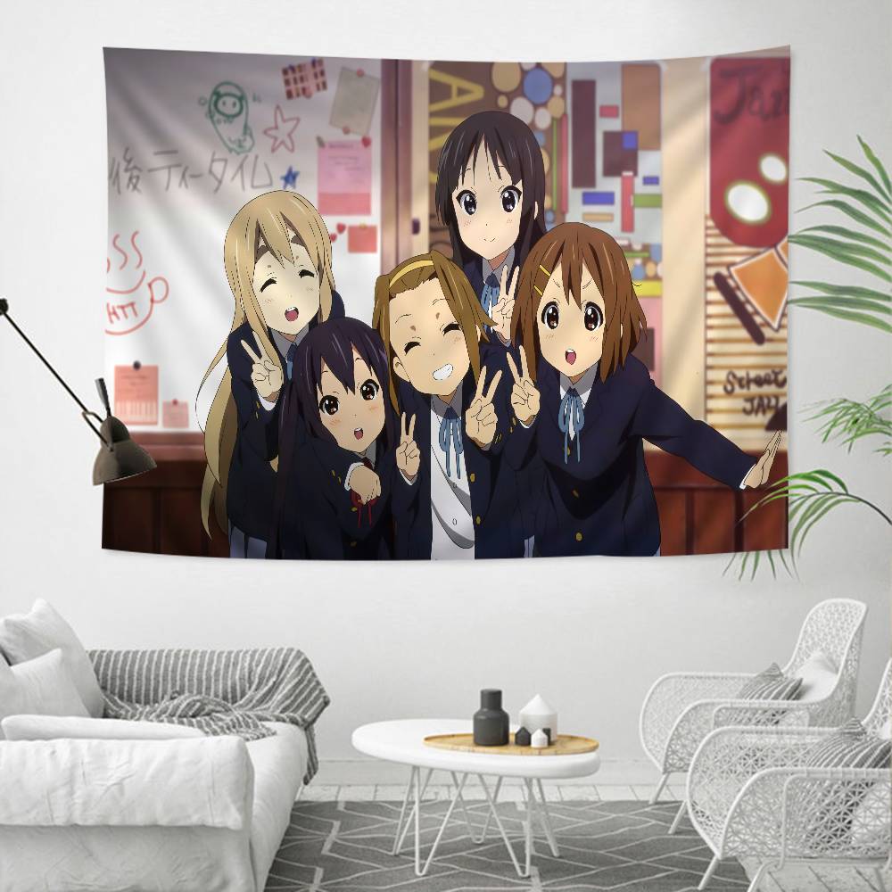 Anime KOn Colorful Tapestry Wall Hanging Cheap Hippie Bohemian Wall Tapestries Mandala Wall Hanging Sheets