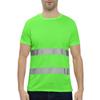 Men's Round-neck Quick-drying Reflective Outdoor Construction Environmental Sanitation Safety Building Labor  Reflective Work Clothes Short-sleeved To