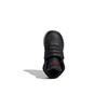 adidas Neo Hoops 2.0 Mid Leather Breathable Mid Top Vintage Basketball Shoes Black White Red Infant And Toddler FY9291
