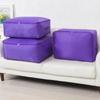 Large Capacity Comforter Storage Bags with Zipper Moistureproof Space Saver Luggage Clothing Moving Bag for Kindergarten