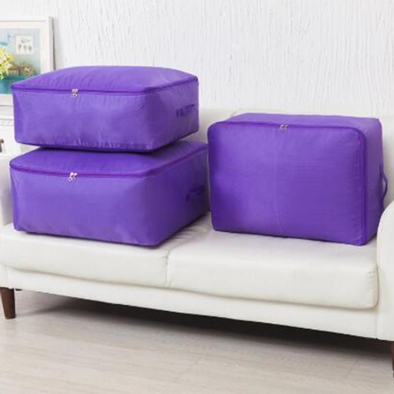 Large Capacity Comforter Storage Bags with Zipper Moistureproof Space Saver Luggage Clothing Moving Bag for Kindergarten