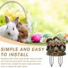 Easter Garden Stakes Outdoor Yard Decor Sign Holiday Decorations 2D Acrylic Spring Bunny Egg Signs for Courtyard Patio Lawn