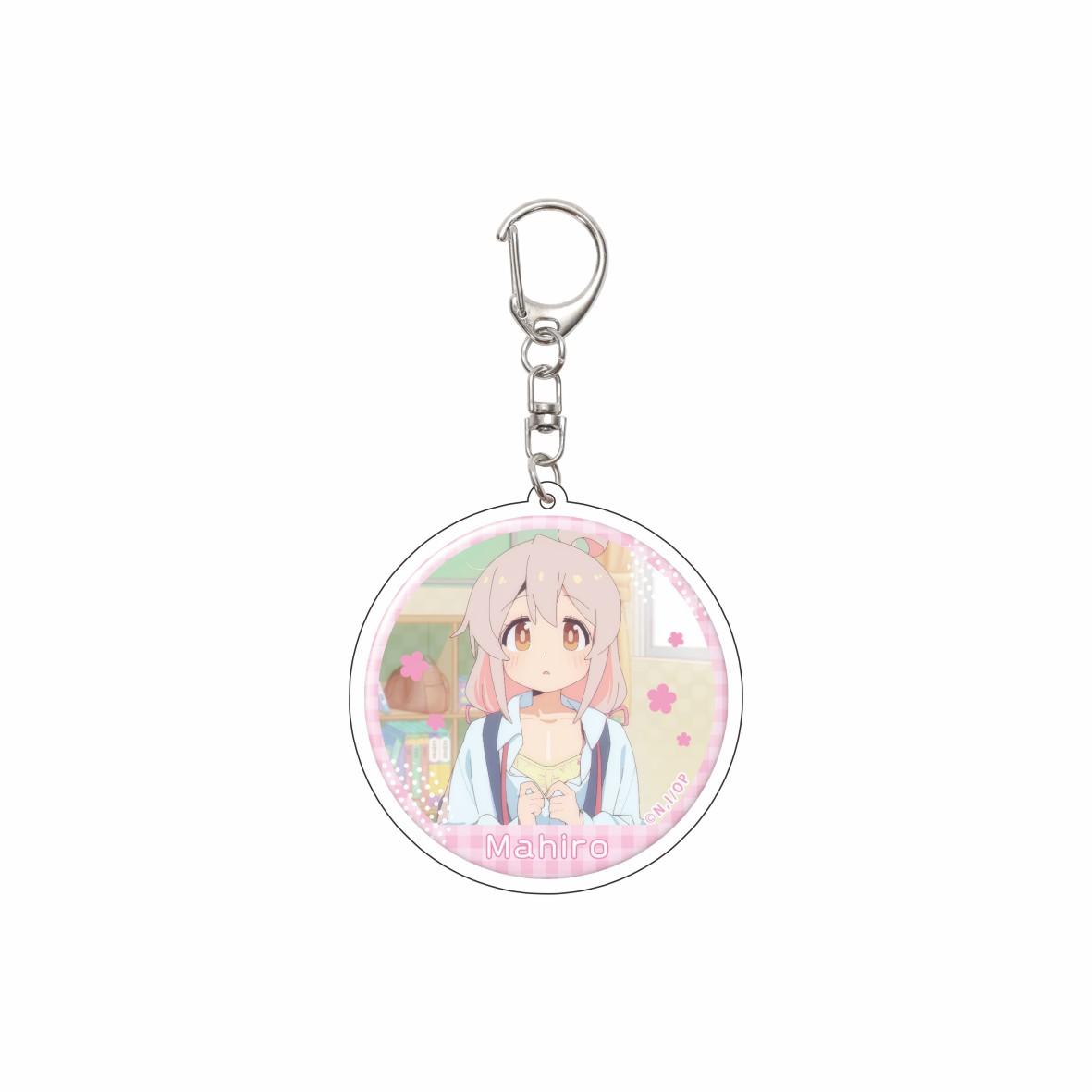 

55MM Anime Onimai: I m Now Your Sister Keychain Oyama Mahiro/Oyama Mihari Key Chain Acrylic Model Plate Christmas Gifts 55mm