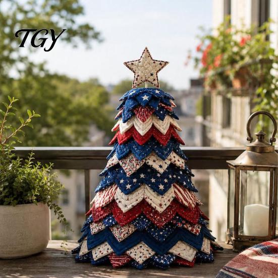 Fall Seasonal Decorations Halloween Quilted Fabric Tree Kit, Witch Cat Spider DIY Handmade Keepsake Decor 3D Padded Sewing Craft Project for