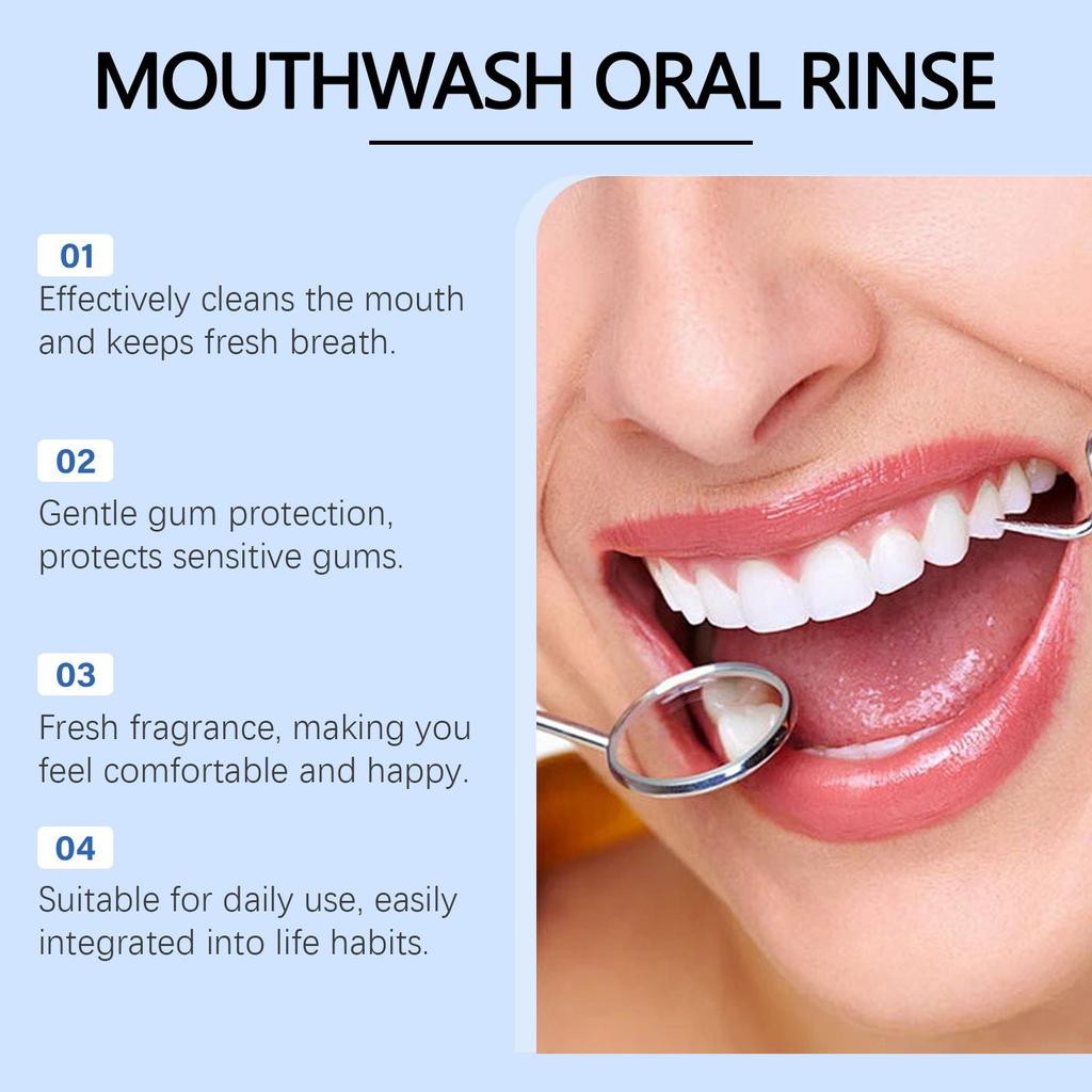Fresh-breath Mouthwash, Herbal Care, Odor Removal, Fresh-breath, Oral Care Mouthwash 120ml