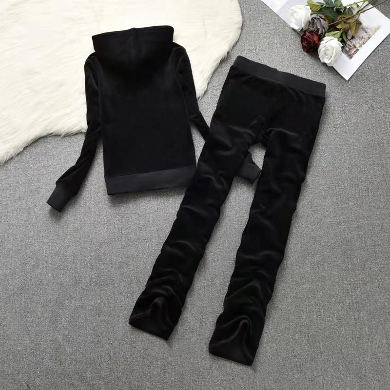 Women's Velvet Casual Sportswear Set: Solid Color Cardigan Hoodie & Slim Fit Sweatpants