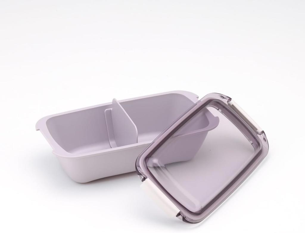 Skater Biomass Lunch Dishwasher and Microwave Made in Sepia PTLB6B67246 Box, 530ml, Easy-to-Clean, No-Gasket Seal, Dome-Shaped Lid, Safe, Japan,