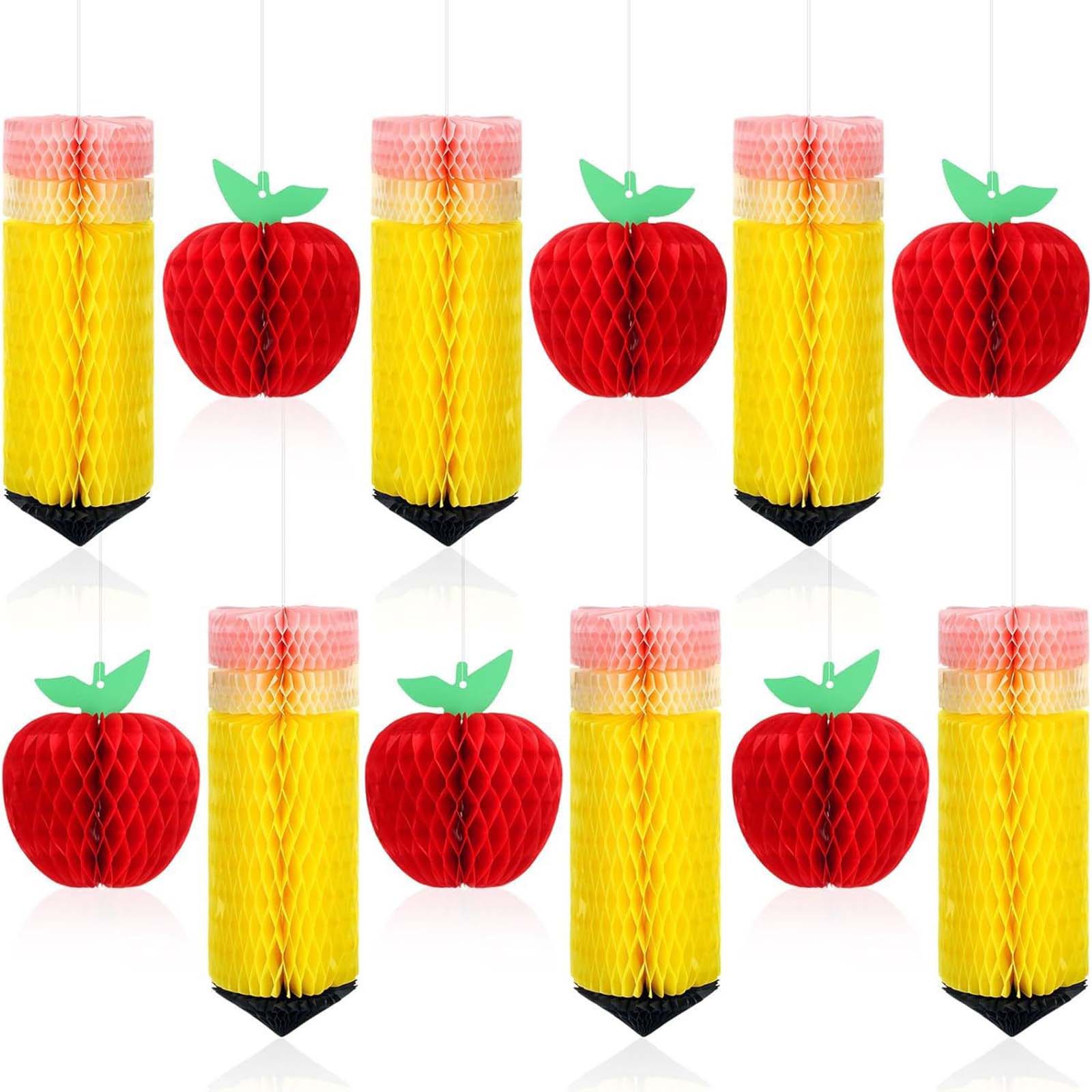 

12Pcs Vibrant Paper Garland Decoration Beautiful Paper Garland Set Hangings Decoration for School Welcome Party