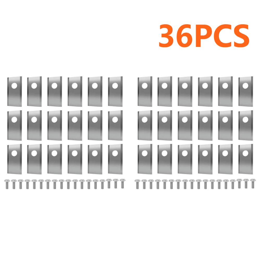 18/36pcs Stainless Steel Blades Replacement For Worx Landroid Robotic Lawnmower Cutting Blade Set Lawn Mower Parts
