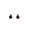 Natürliche Runde Edelstein Ohrstecker - Eleganter, Minimalistischer, Vielseitiger Schmuck