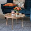 Mango Wood Coffee Table Ø 60 X 35 Cm